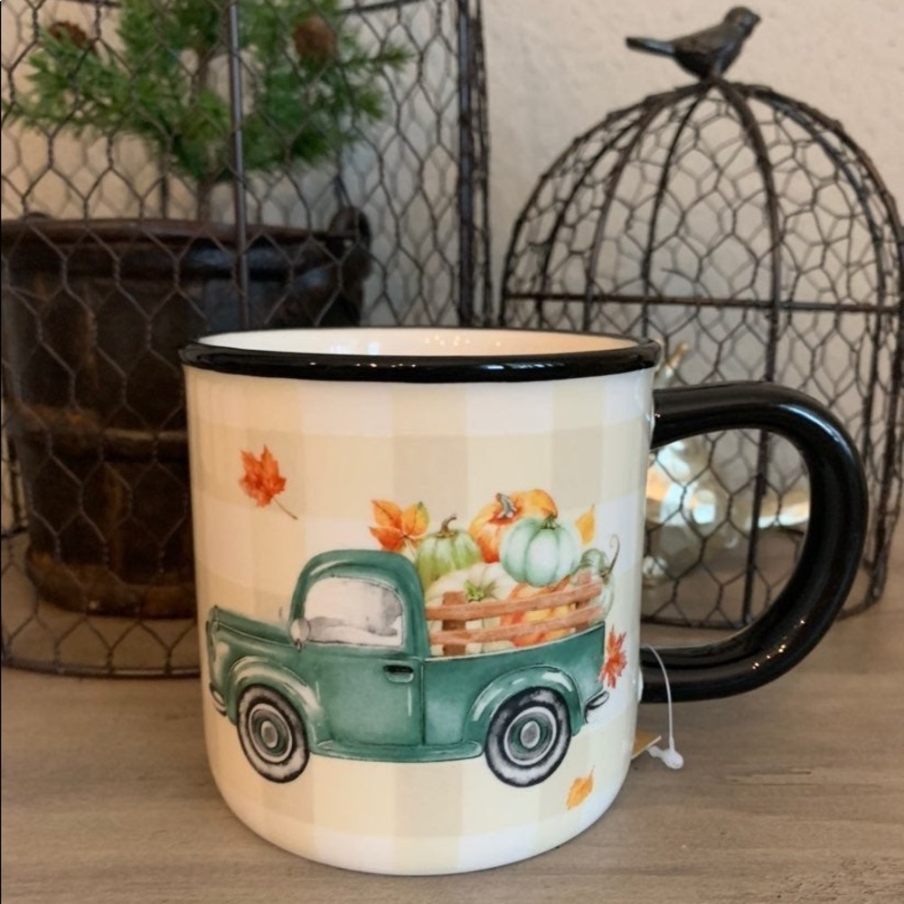 New Farmhouse Truck With Pumpkins Mug
